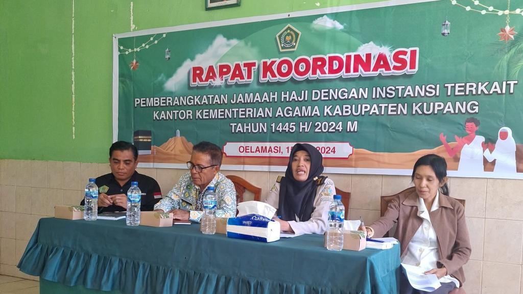 Rapat Koordinasi Pemberangkatan Jamaah Haji Kabupaten Kupang