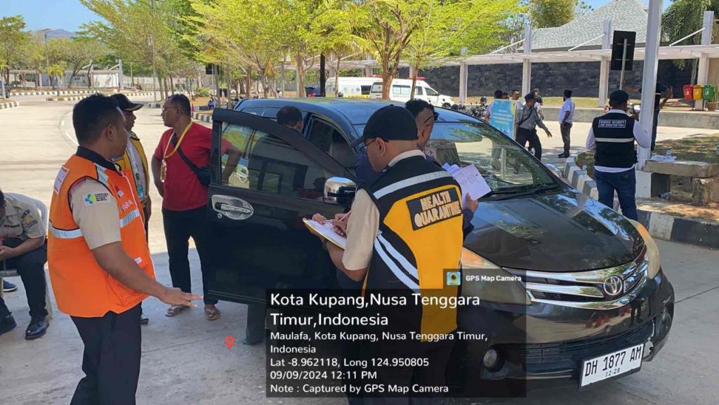 Balai Kekarantinaan Kesehatan Kelas I Kupang Laksanakan Pengawasan pada Situasi Khusus Keagamaan di PLBN Motaain