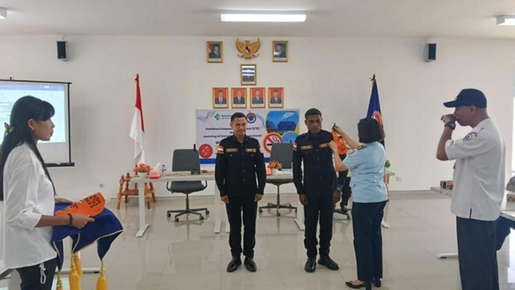 Wujudkan Lingkungan Sehat di Perbatasan, BKK Kelas I Kupang Bentuk Satgas KTR di PLBN Napan