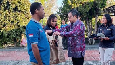 DIREKTUR SKK DITJEN P2P KEMENKES RI, KUKUHKAN TIM TGC KKP KUPANG DAN KKP LABUAN BAJO