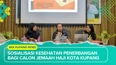 Sosialisasi Kesehatan Penerbangan Bagi Calon Jemaah Haji Kota Kupang