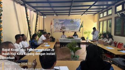 Rapat Koordinasi Pemberangkatan Jemaah Haji Kota Kupang