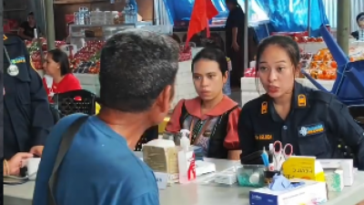 Dukung Kenyamanan Peziarah Semana Santa, BKK Kupang Buka Layanan Kesehatan Gratis bagi Penumpang Kapal Ferry
