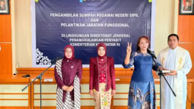 Pengambilan Sumpah, Pelantikan PegawaI Negeri Sipil dan Jabatan Fungsional di Lingkungan Kemenkes RI